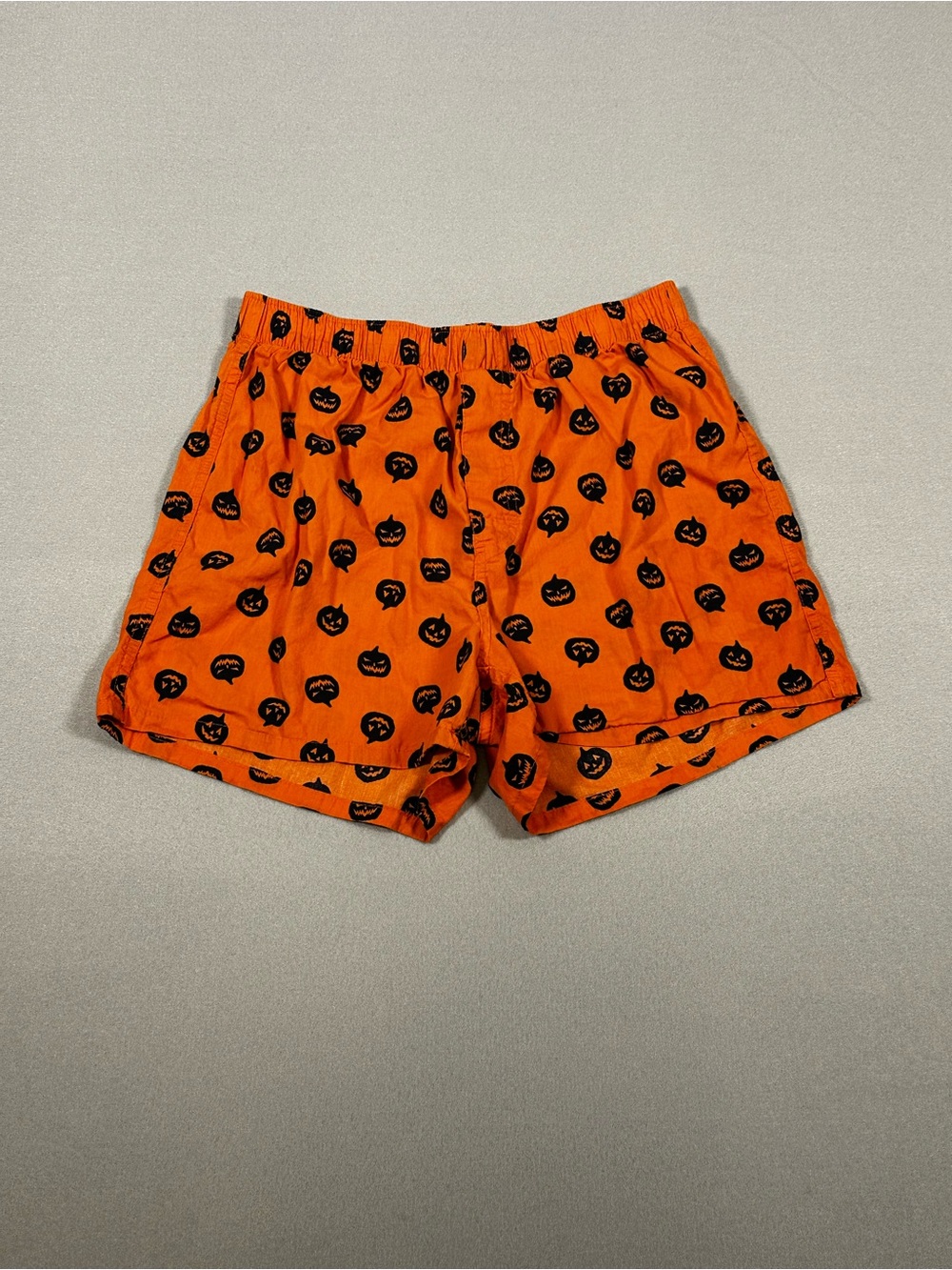 Old Navy Orange Pumpkin-Print Athletic Lounge Shorts